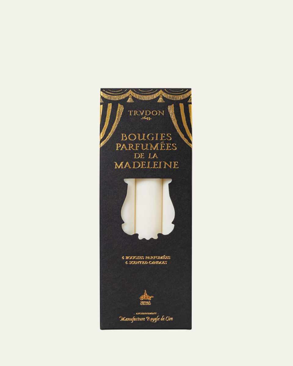 Angelo Orange & Cinnamon Madeline Taper Candles, Set of 6
